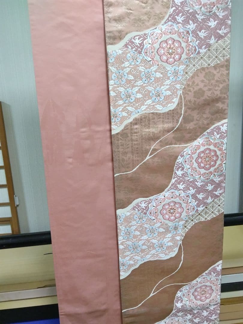 専用 最終値下げ F‐305 付け下げ 京友禅 組紐 袷 金彩 銀彩 暈し 美品