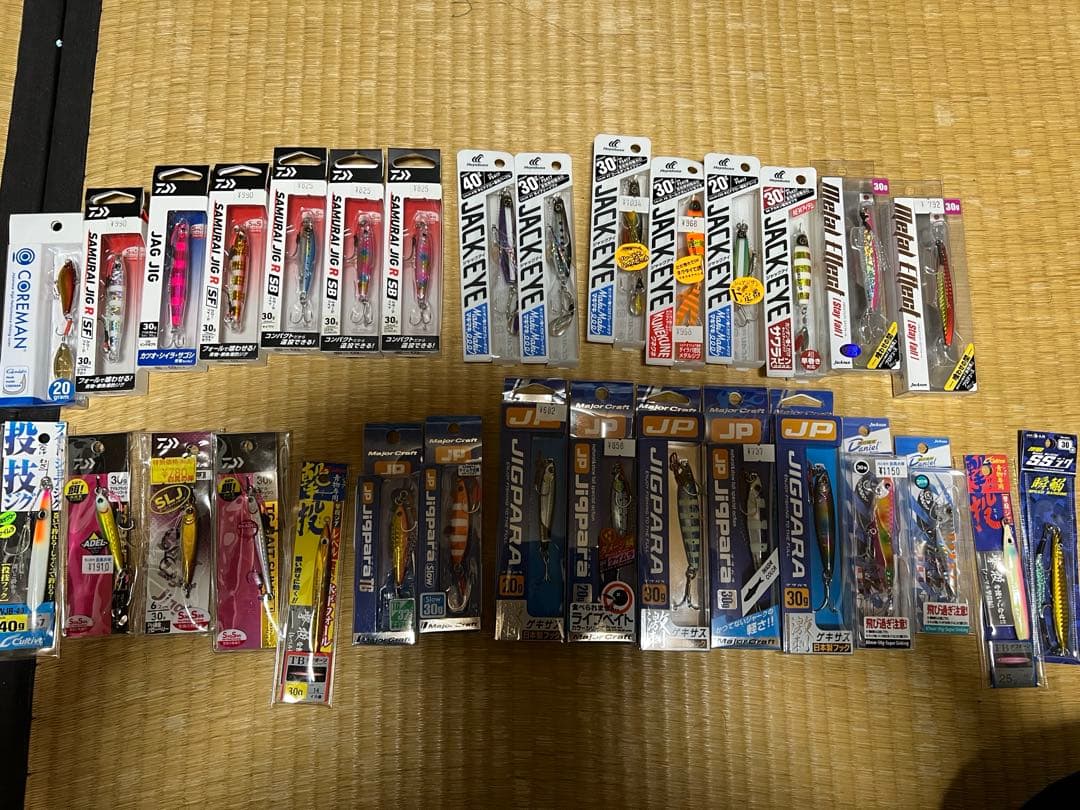 釣り　メタルジグまとめ売り　ジグパラ　ダイワ　シマノ　激投ジグ　ショアジギング