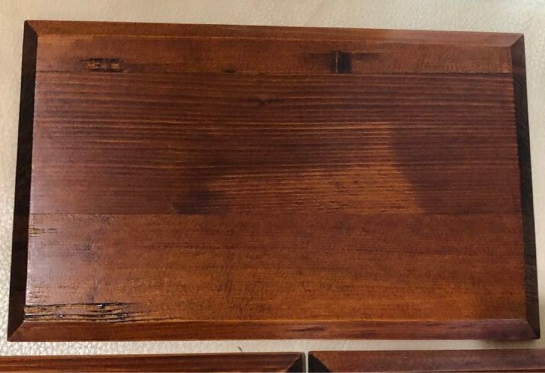 輪島塗　へぎ板　膳　5枚