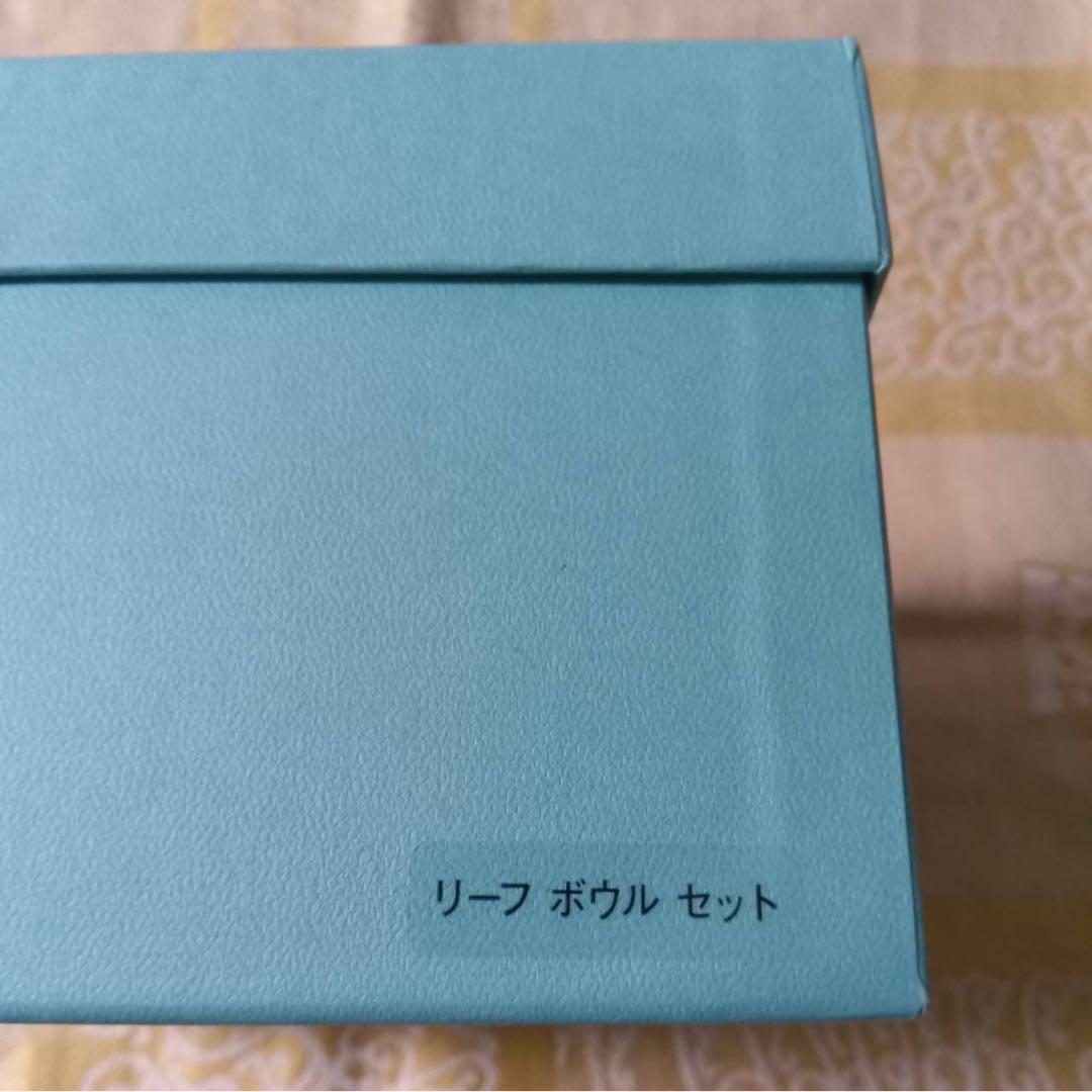 ティファニー食器4枚セット ★リーフボール2枚 ★デザート皿 2枚　箱付き