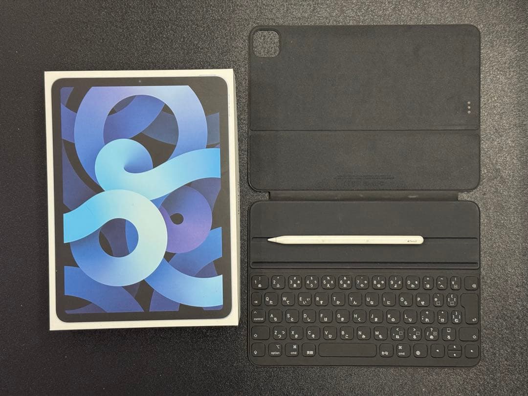 iPad Air (第4世代) 青 64GB, Pencil, folioセット
