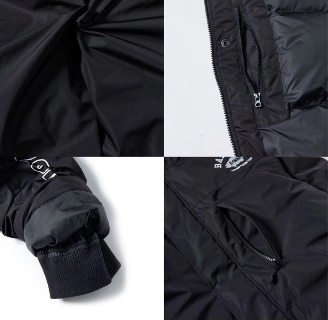 バスマニア　アーチロゴマウンテングースダウンジャケット ブラック Mサイズ