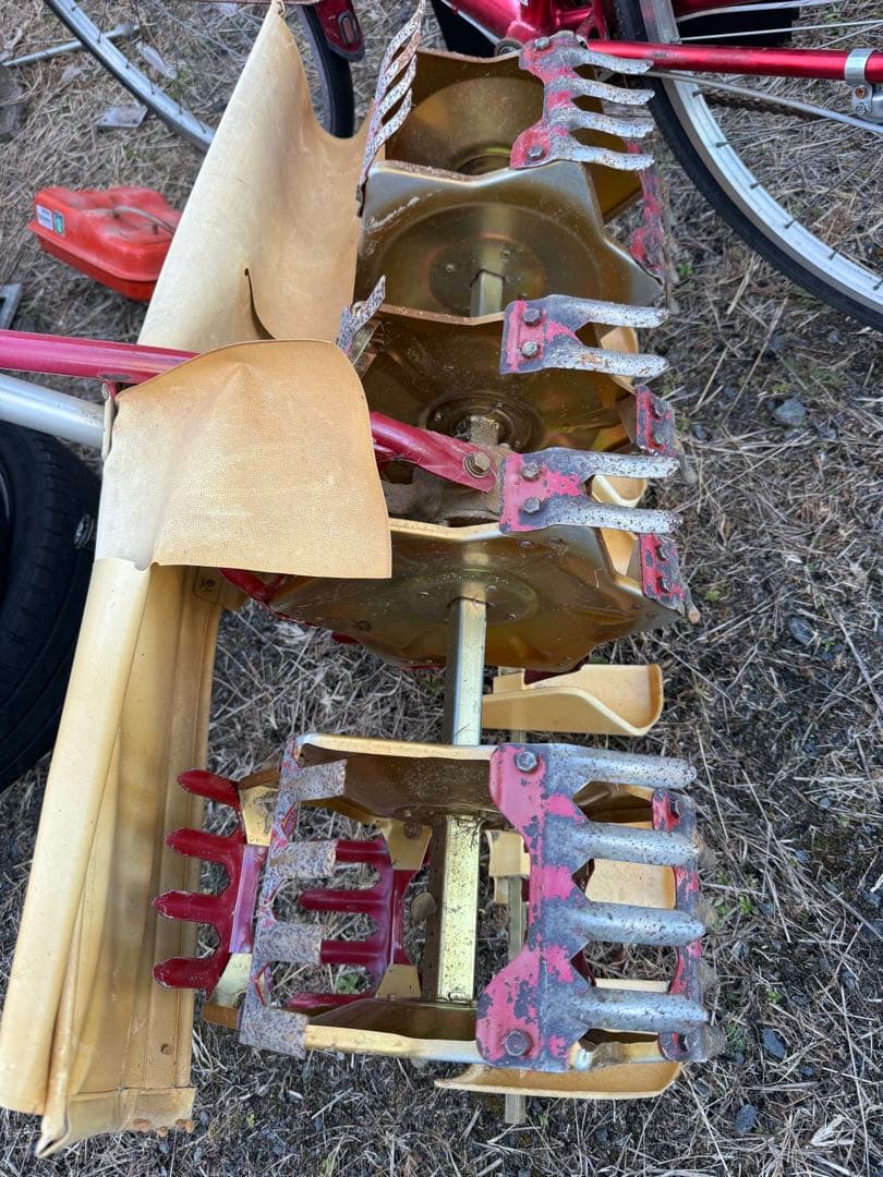 オータケミニカルチ 3連 三菱 TL43 水田中耕 除草機 草取り機 水田除草機