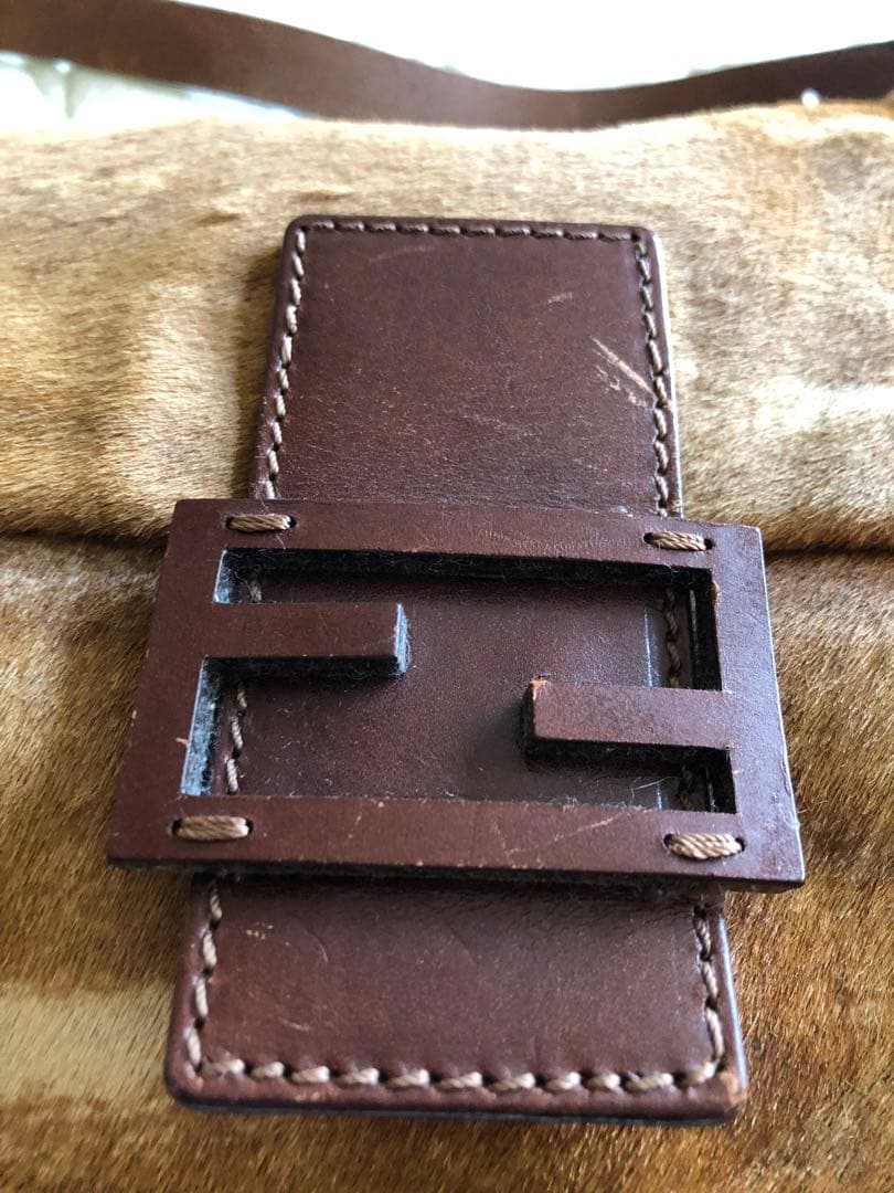 FENDI フェンディ　ハラコバッグ　ショルダー