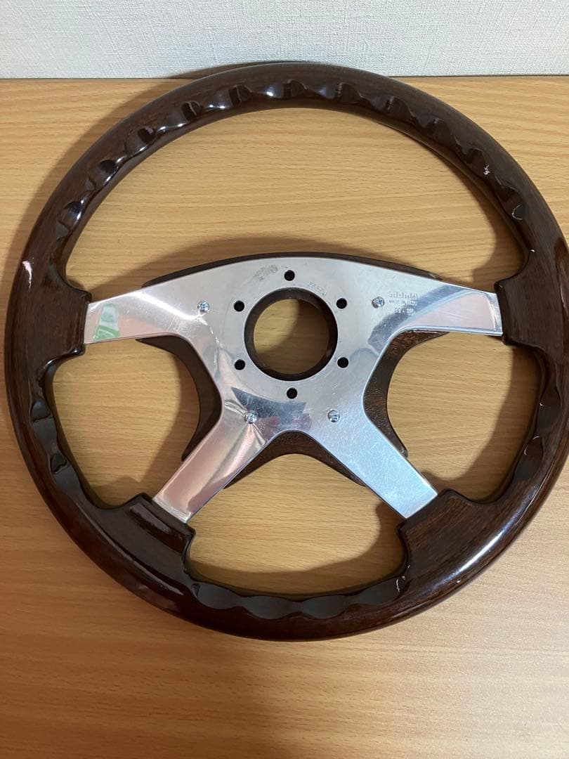MOMO 4本スポーク ウッドステアリング アストラ ASTRA 当時物 旧車