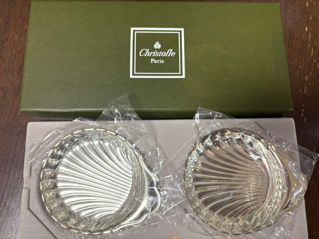 新品未開封♡Christofle フランス製 シルバープレート シェル型 ギフト