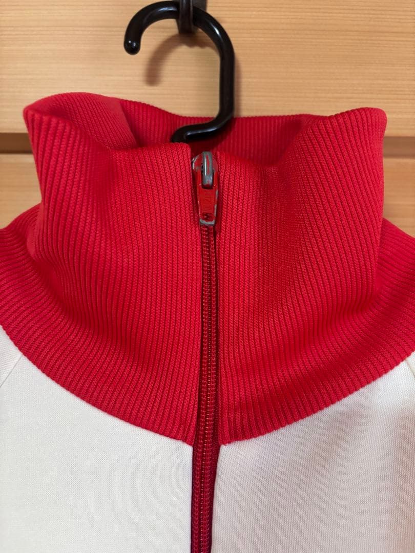 S*✨様 アディダス adidas デサント トラックジャケット 80s 赤 白