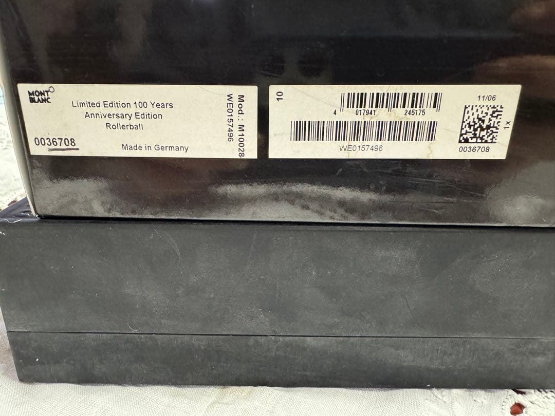 希少品MONT BLANC アニバーサリーエディション　ローラーボール　未使用