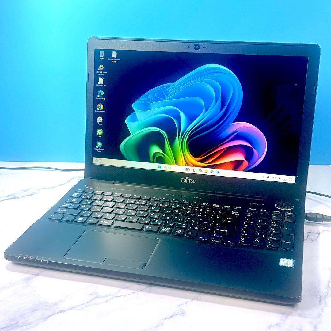 美品☆Corei7・8GB・SSD512・Win11・ブルーレイ・ノートパソコン