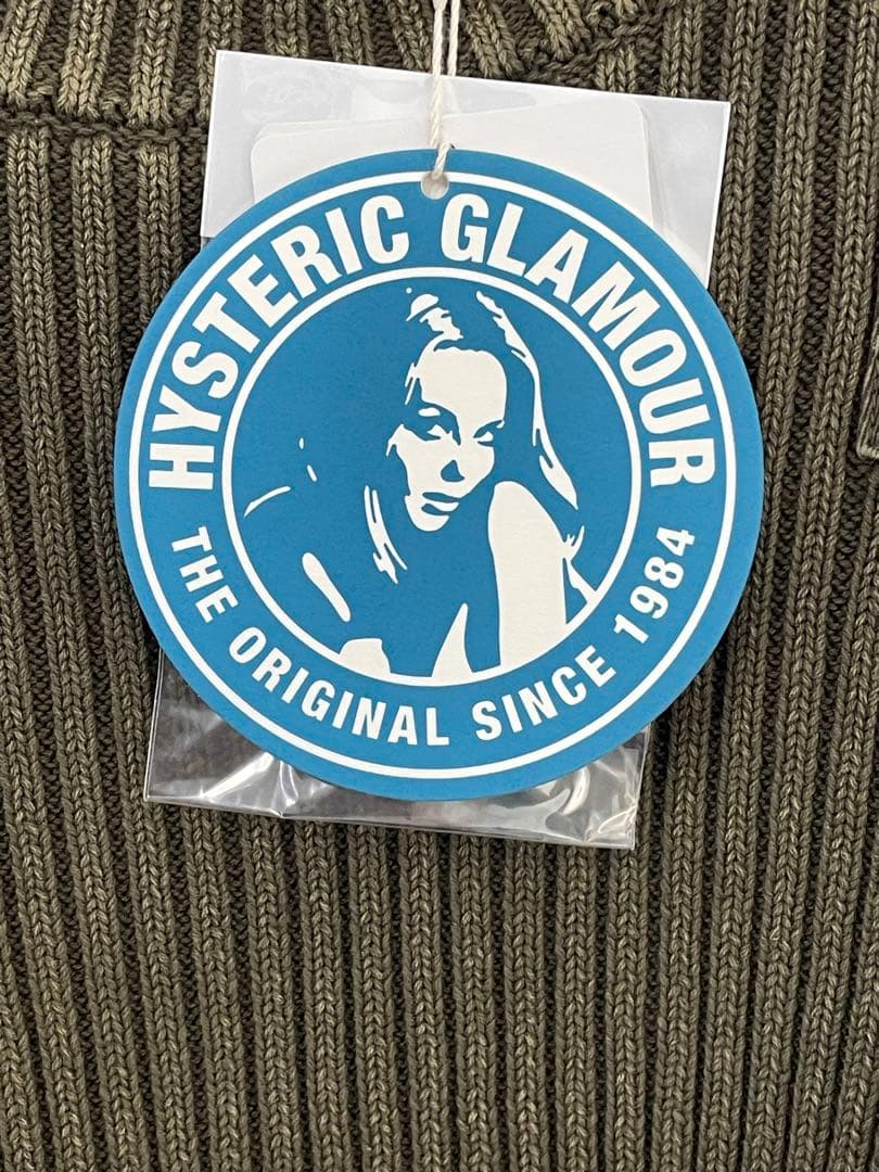 ヒステリックグラマー 異素材切替リブニット M 新品