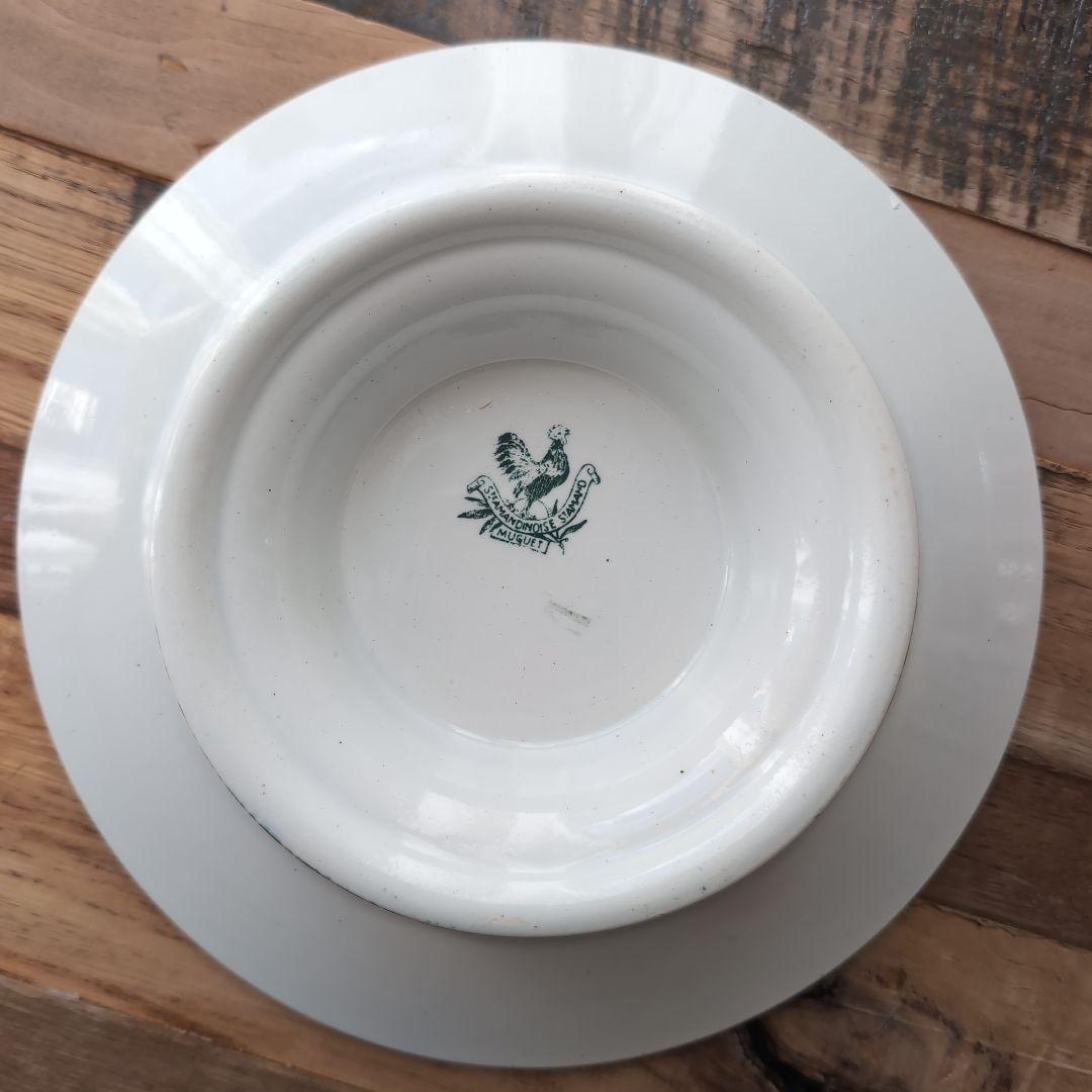 フランスアンティーク antique サンタマン すずらん コンポティエ