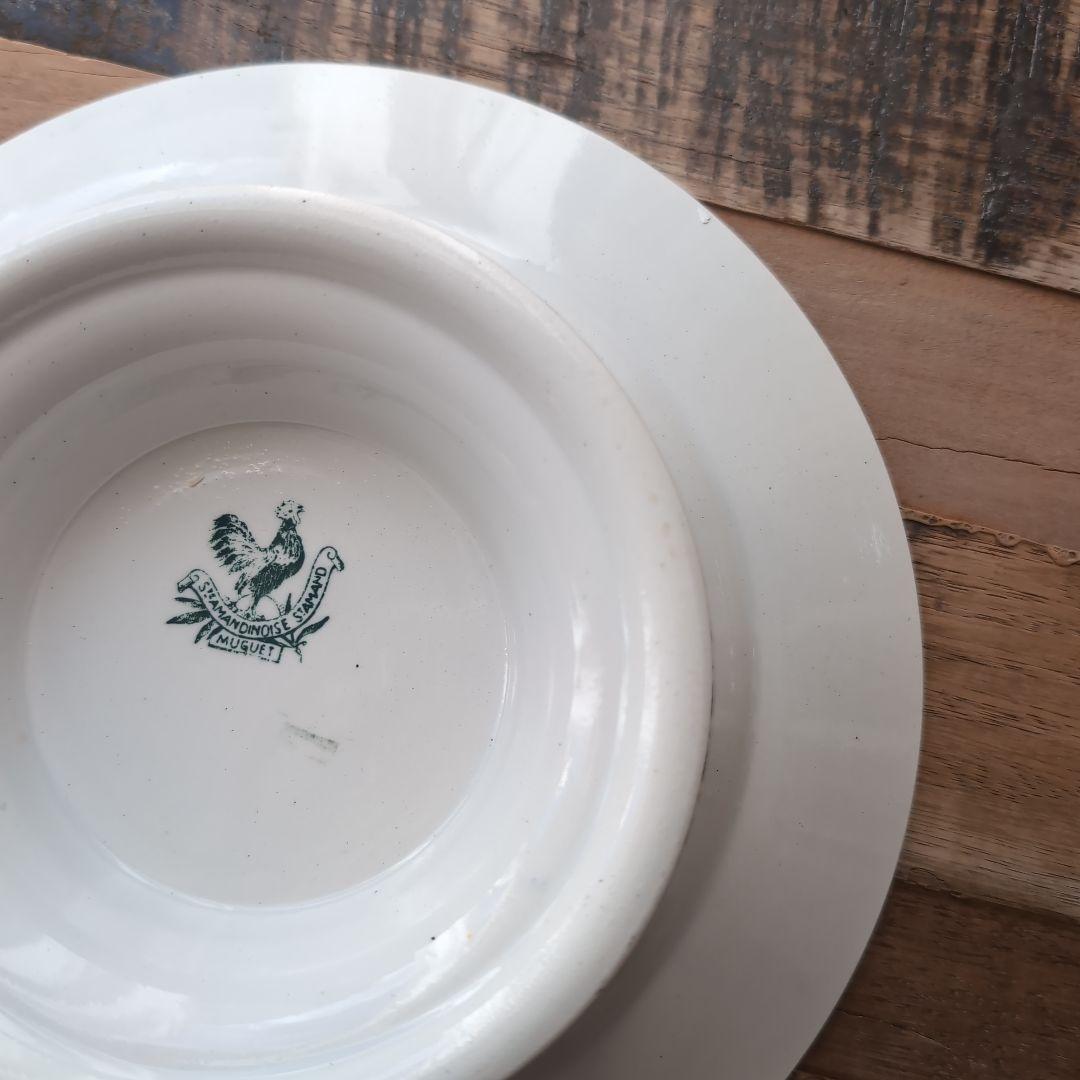 フランスアンティーク antique サンタマン すずらん コンポティエ