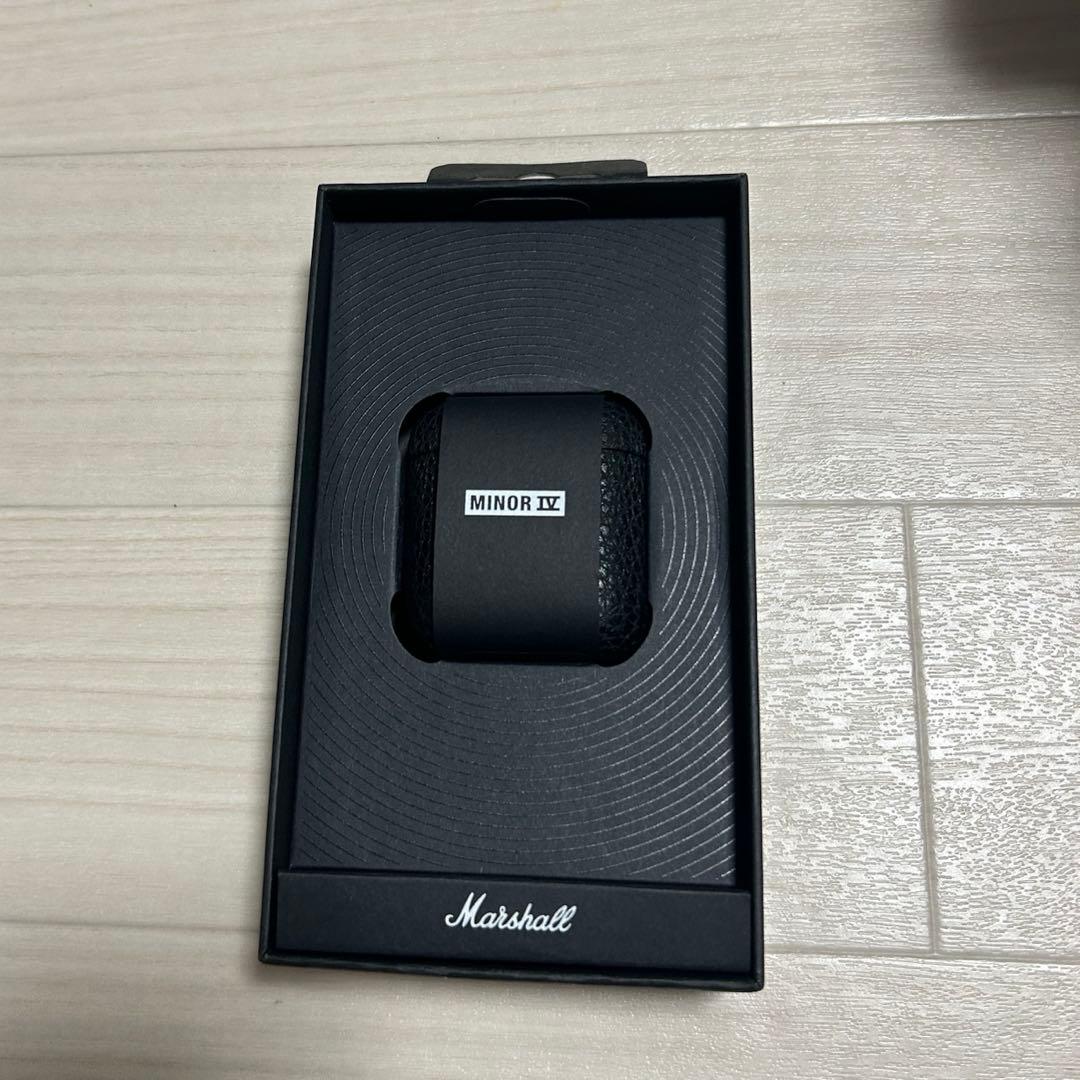 Marshall MINOR IV 完全ワイヤレスイヤホン ブラック【美品】