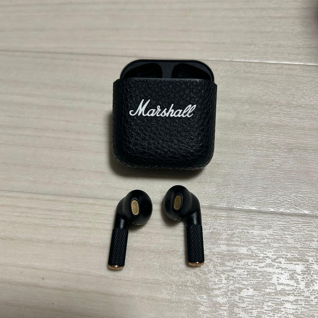 Marshall MINOR IV 完全ワイヤレスイヤホン ブラック【美品】