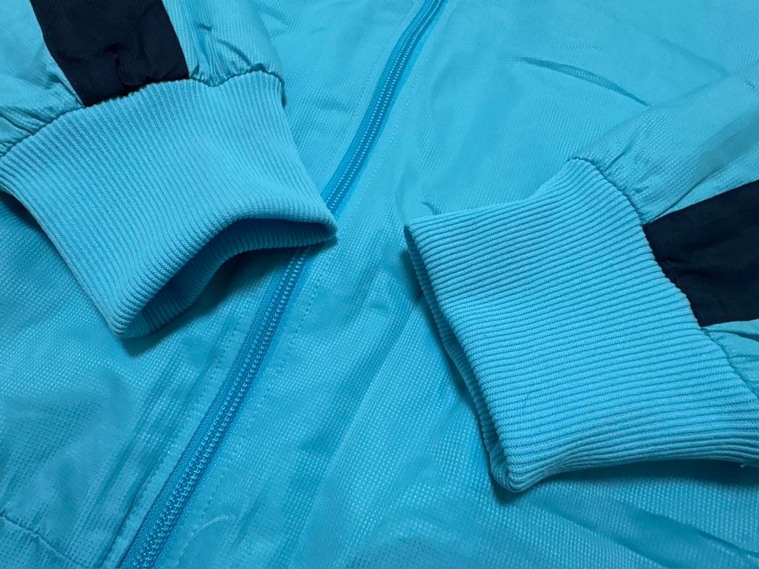 PUMA トラックジャケット　ジャージ　水色　ビッグロゴ　　大きいサイズ　O