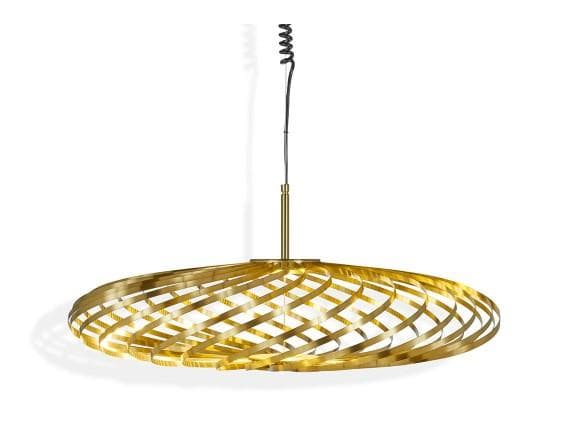 トムディクソン スプリングペンダントライト ミディアム ブラス 展示品 極美品