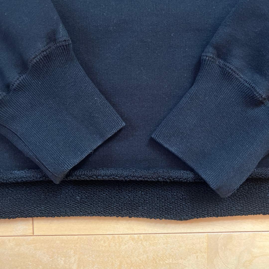 THIRD MAGAZINE ロゴボクシースウェット　ブラック