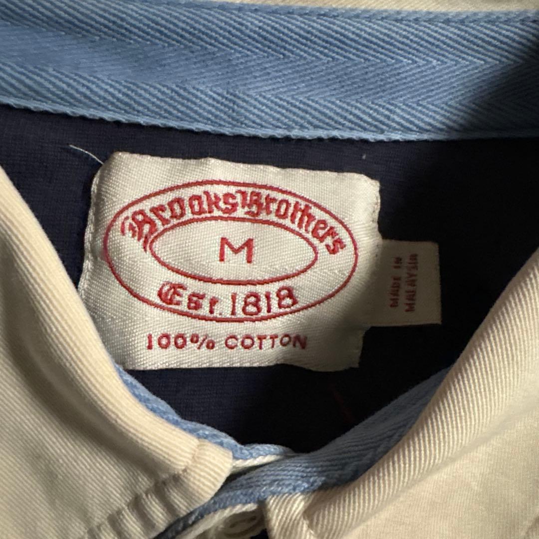 美品 Brooks Brothersブルックスブラザーズ ラガーシャツ ワッペン