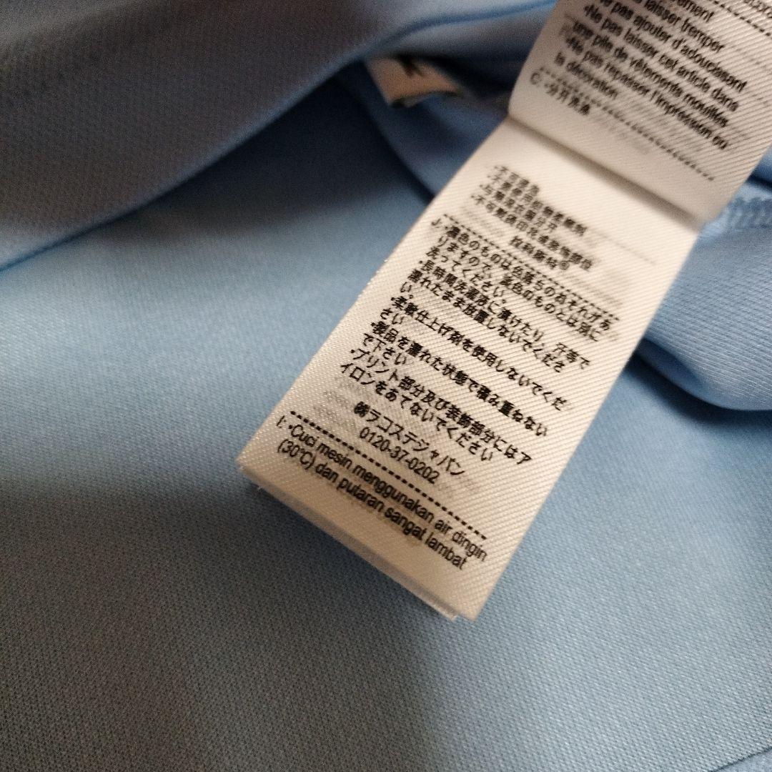 新品　LACOSTE　ラコステ　ノバクジョコビッチモデル　ポロシャツ 水色