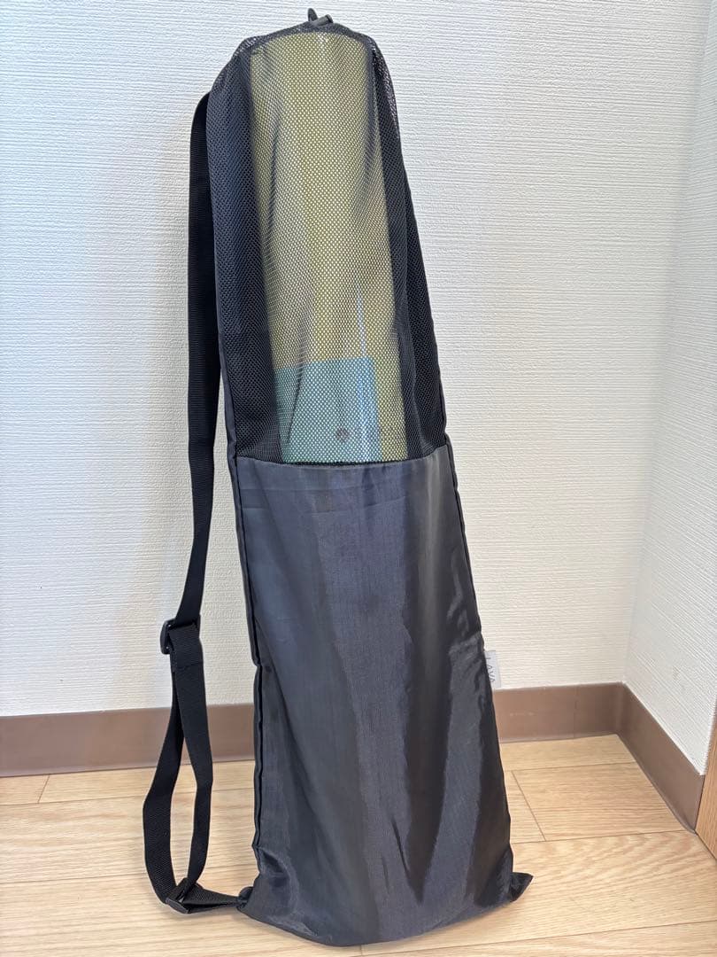 LAVA【SUKALA】リバーシブルヨガマット4mm レモンライム　ケース付き