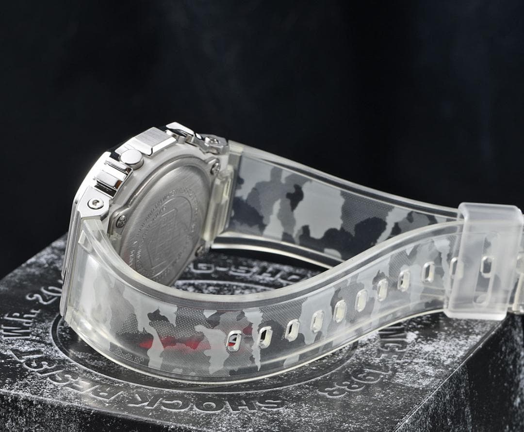 G-SHOCK迷彩＆透明クリアスケルトン新品メンズ腕時計Gショック200m防水