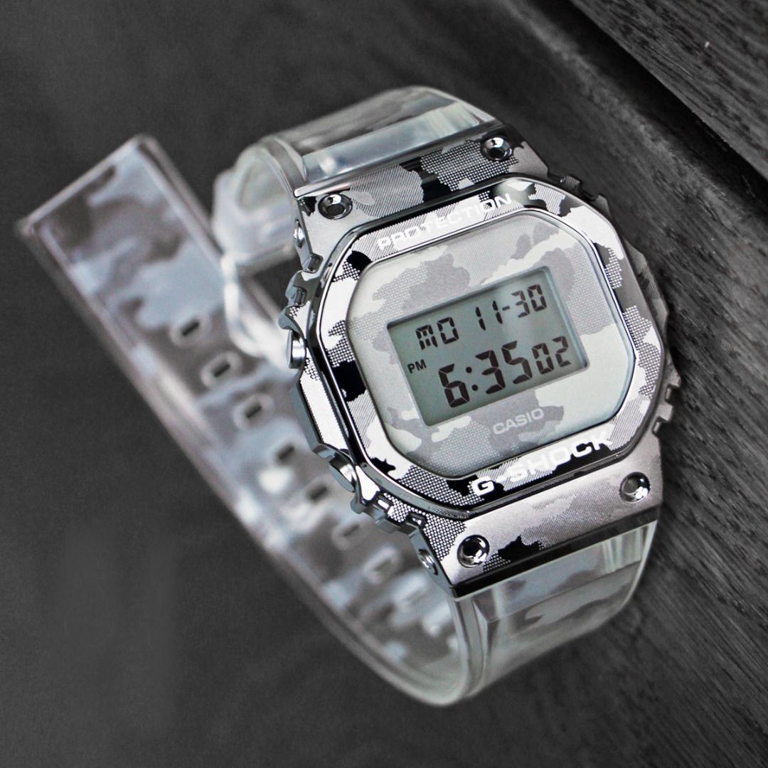 G-SHOCK迷彩＆透明クリアスケルトン新品メンズ腕時計Gショック200m防水