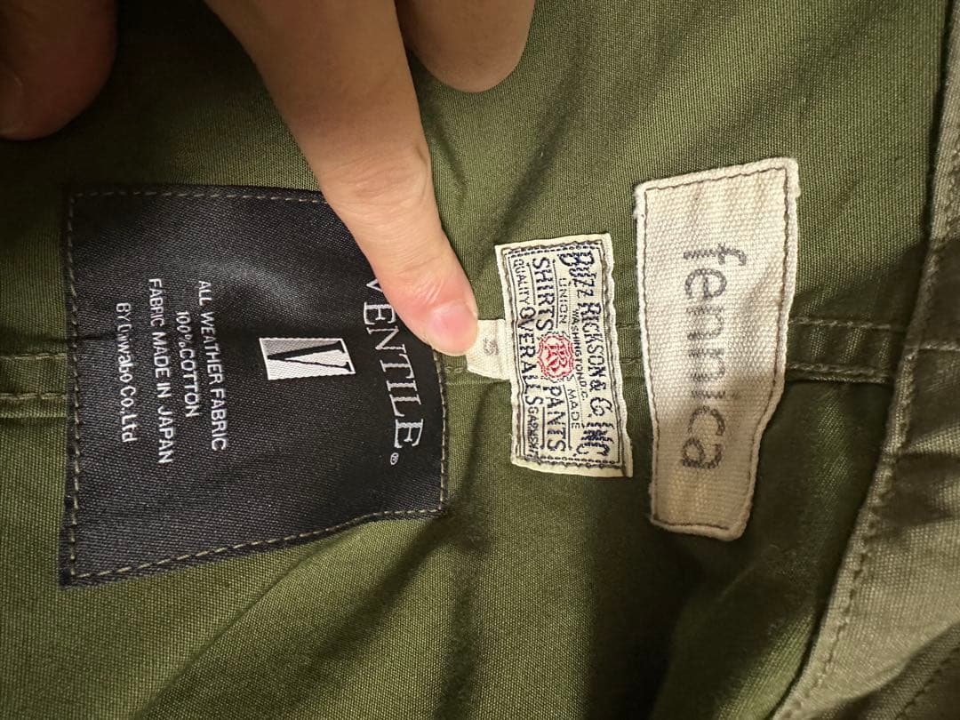 BUZZ RICKSONS x fennica M-48フィッシュテールパーカー