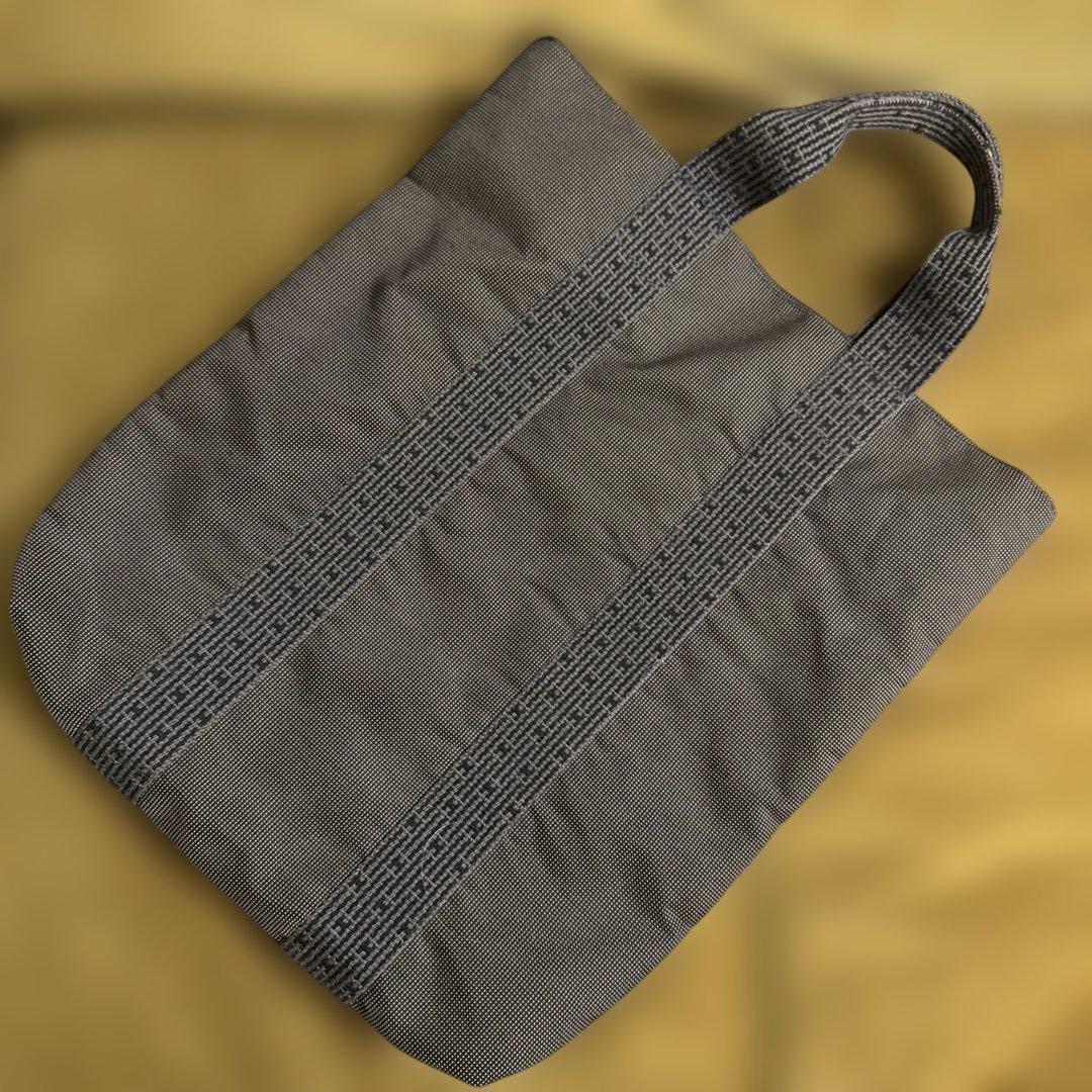 HERMESエルメス/カバス エールライン 縦型 キャンバス A4収納可