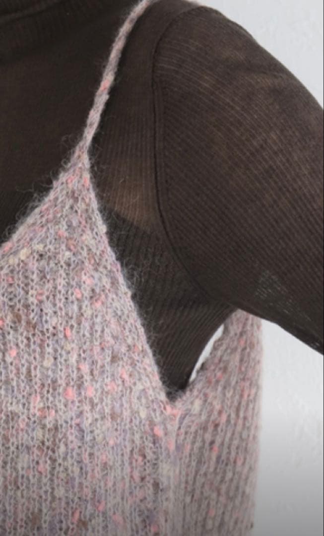 IENA RITTO リット ファニーカスリキャミソール モヘア ニット