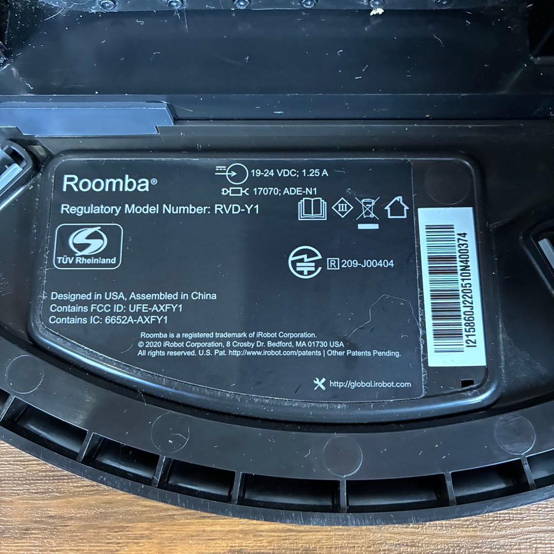 【匿名発送】iRobot Roomba i2ロボット掃除機　RVD-Y1