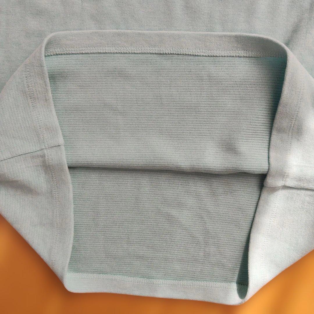 archivio モックネックフリースシャツ 水色