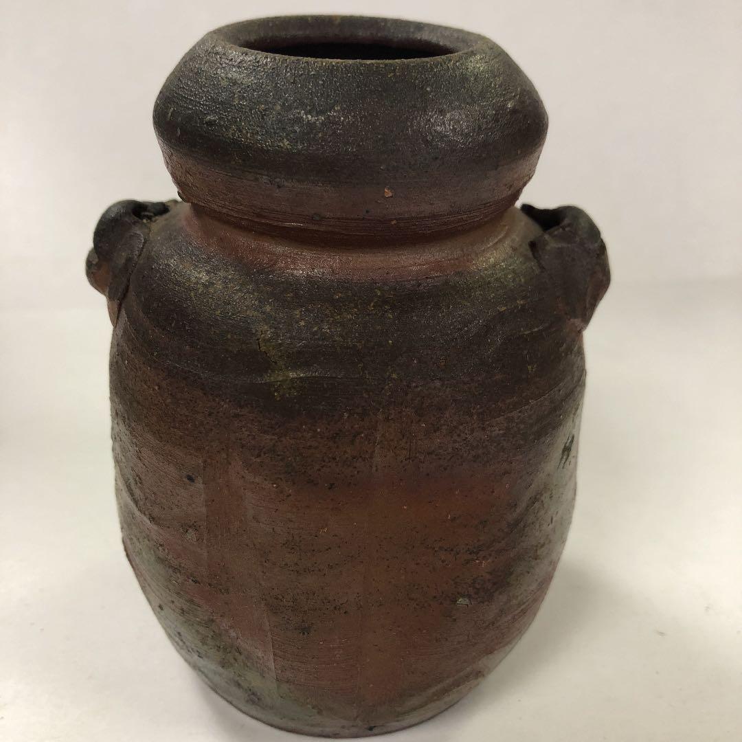 【備前焼　窯上がり（清麻呂窯）　花活け】