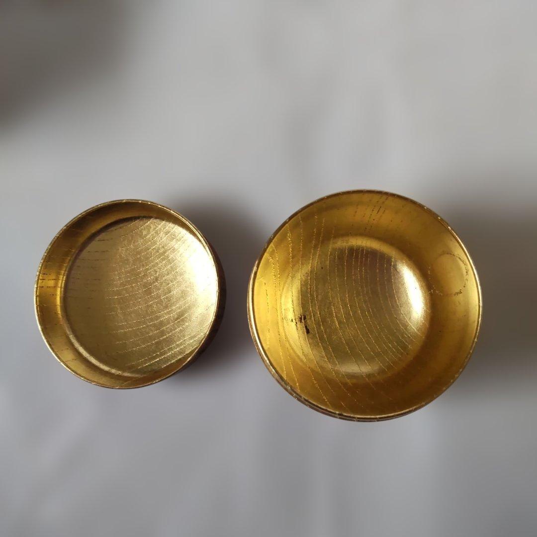 畑幸春 作 千筋 木目 中棗 内金張 共箱 漆器 漆芸 棗 抹茶 茶道具 美品