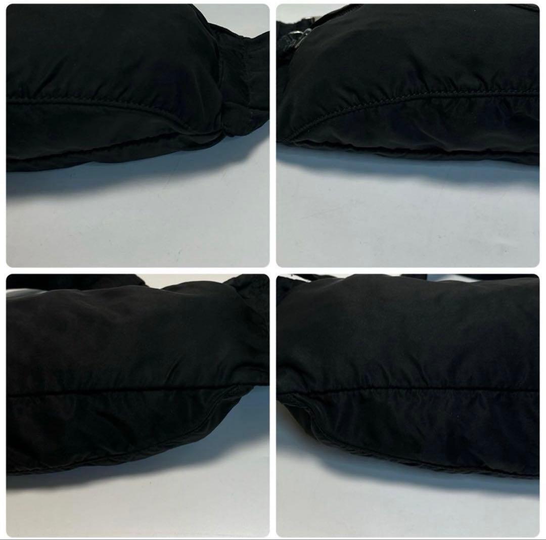 ペコちゃん　PRADA ブラック ウエストポーチ