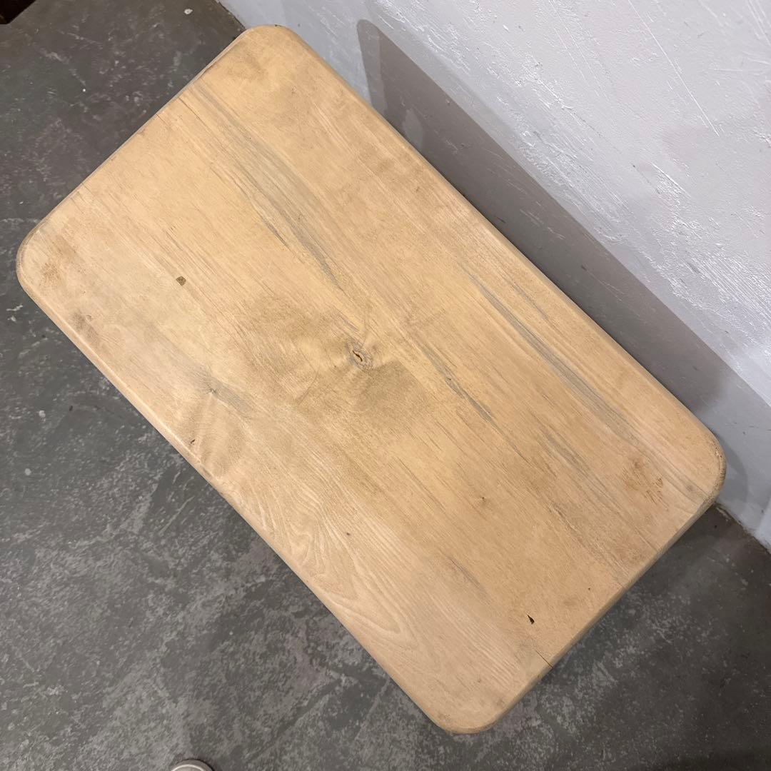 年末年始saleヴィンテージ　木製サイドテーブル　剥離