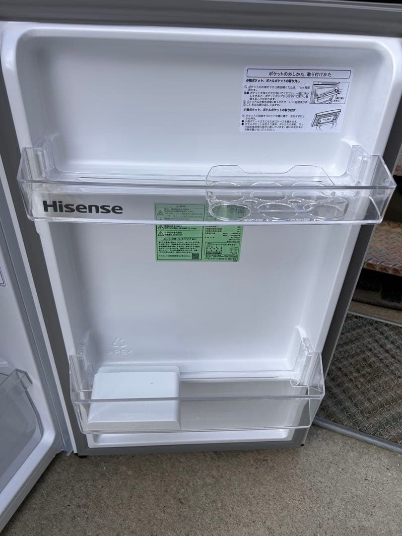 美品　Hisense HR-B12E3W 冷蔵庫　2023年製　ハイセンス