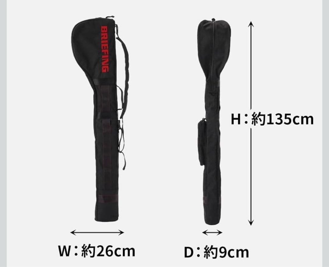 【使用感なし】ブリーフィングクラブケース　ゴルフBRIEFING GOLF