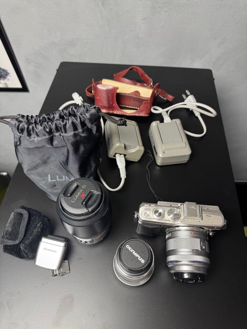 OLYMPUS PEN Lite E-PL7&レンズ3本セット(動作確認済)