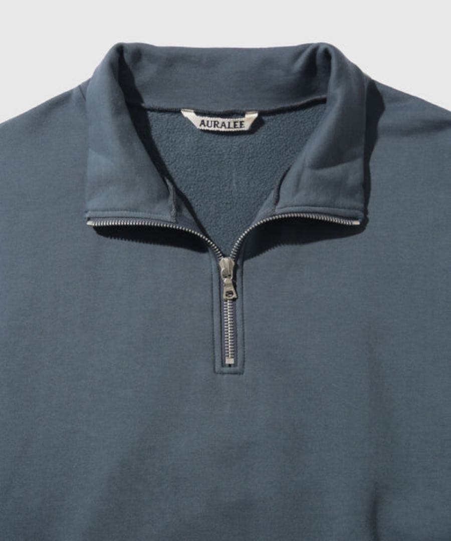 トップス AURALEE / ELASTIC HIGH GAUGE SWEAT ZIP