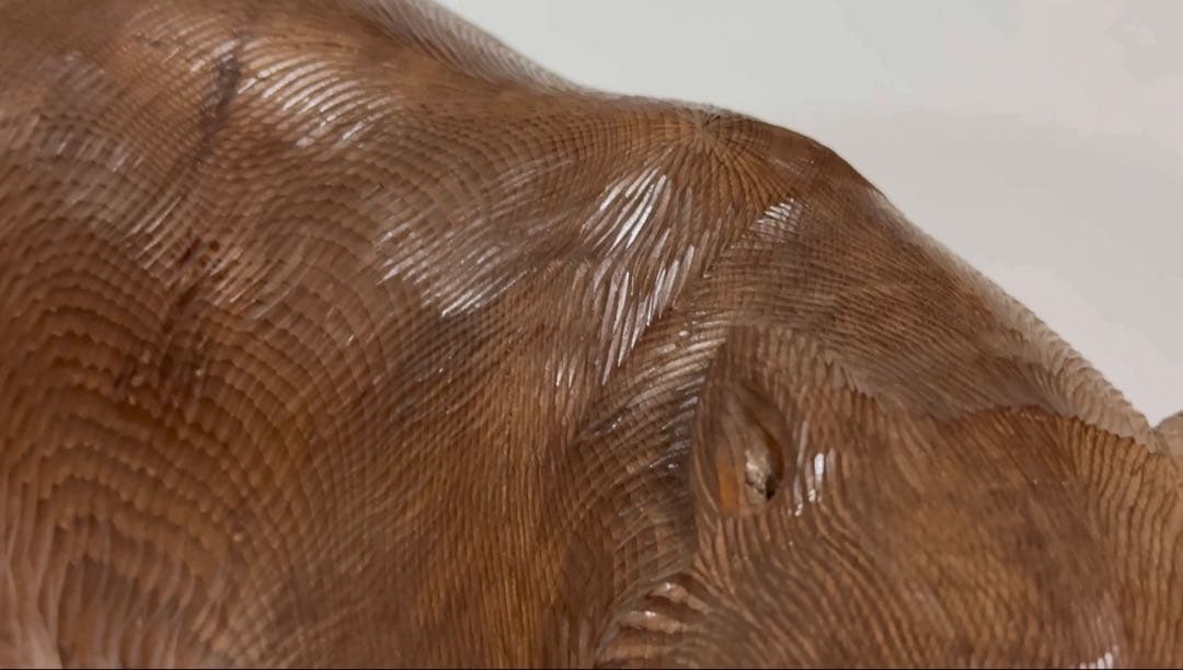 木彫り熊　八雲　2体セット【茂木多喜治作・加藤貞夫作】