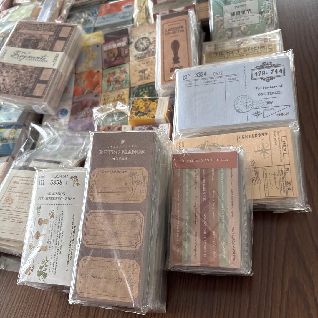 【新品中古】コラージュ　素材　紙もの　まとめ売り