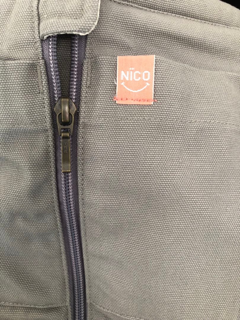 NICO 抱っこ紐 グレー メッシュ　キューズベリー