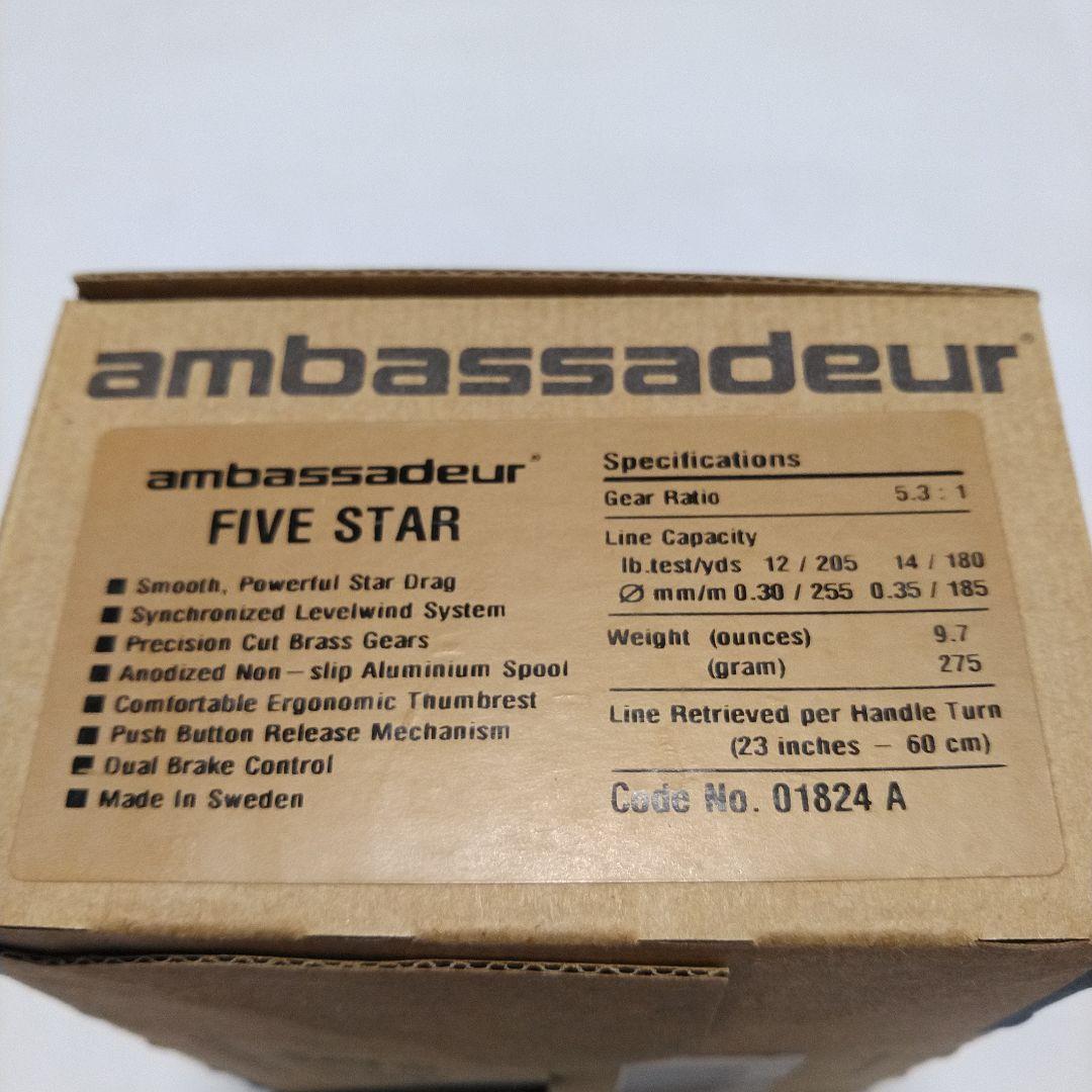 【新品・未使用】アブガルシア　ambassadeur　ファイブスター