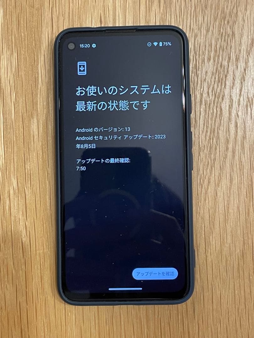 【傷あり】Google Pixel 4a ブラック ケース付き（本体のみ）