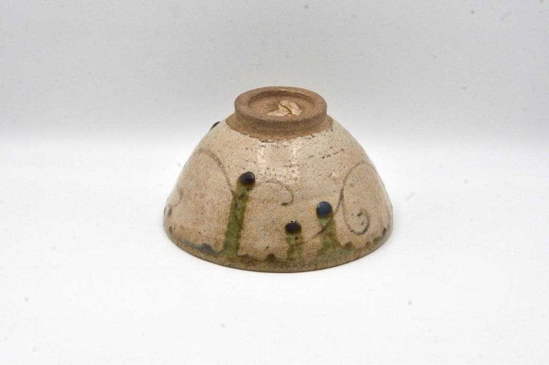 弥七田織部　茶碗　江戸時代　検索　魯山人　志野　唐津　茶入　抹茶