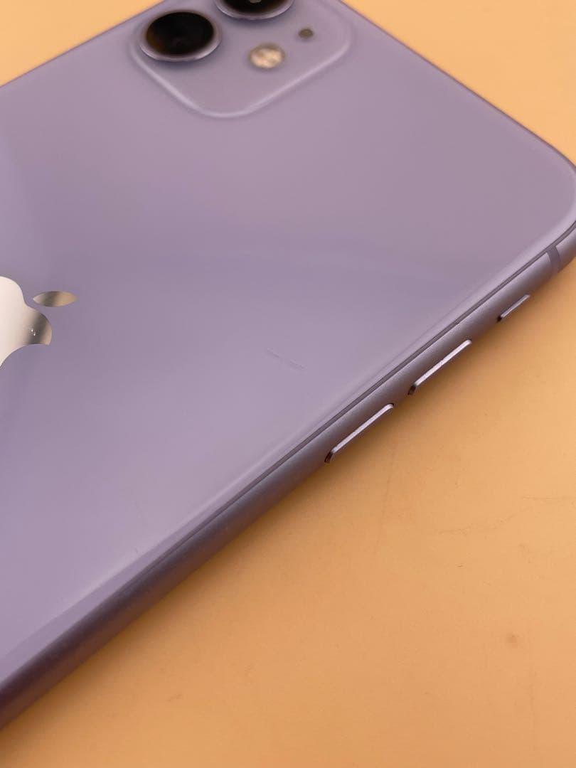 iphone 11 64GB SIMフリー　パープル　バッテリー新品100%