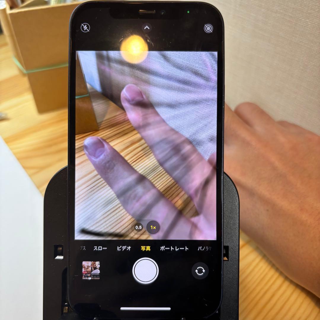 iPhone12 SIMフリー 128GB バッテリー78% カメラ割れ