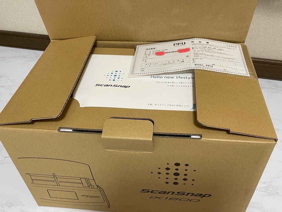 ScanSnap IX1600 ドキュメントスキャナー