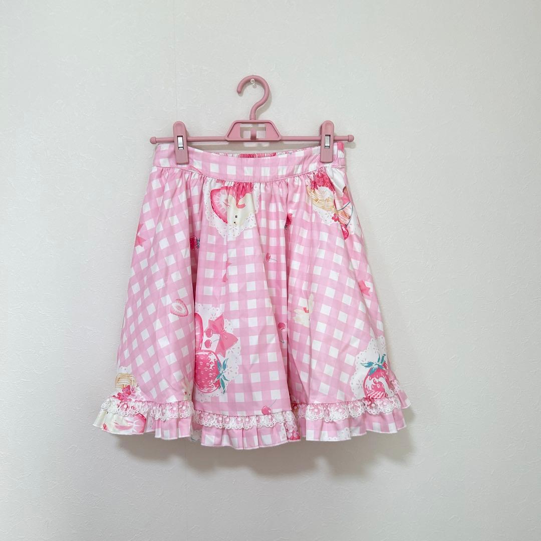 ToAlice いちごギンガムチェック浴衣セット ピンク