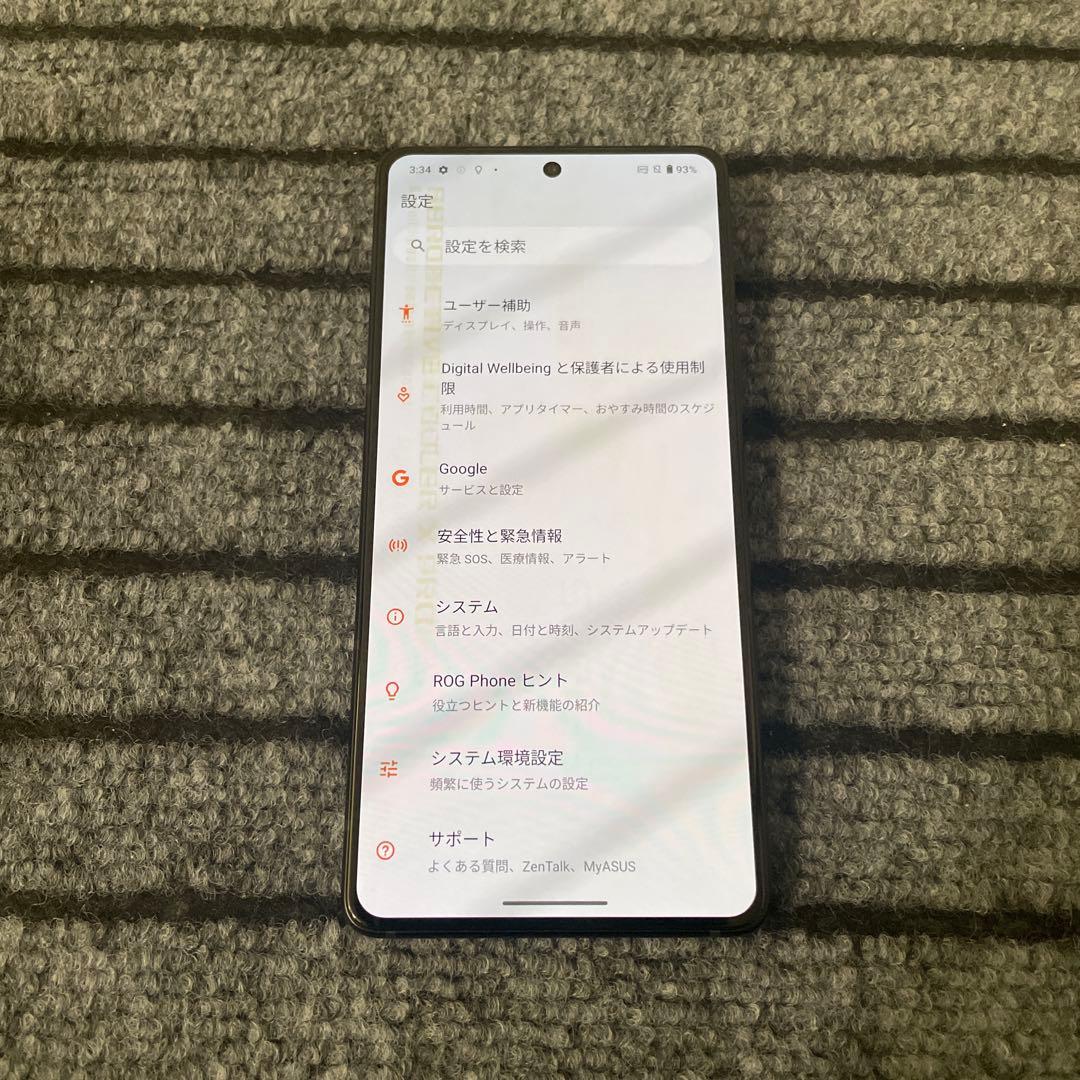 3 ASUS ROG Phone 9 256GB SIMフリー 国内版